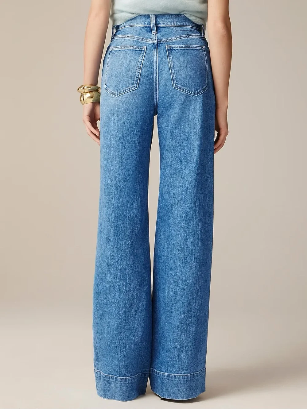 J. Crew Wide Leg Trouser Jean High Waist Women’s Jeans